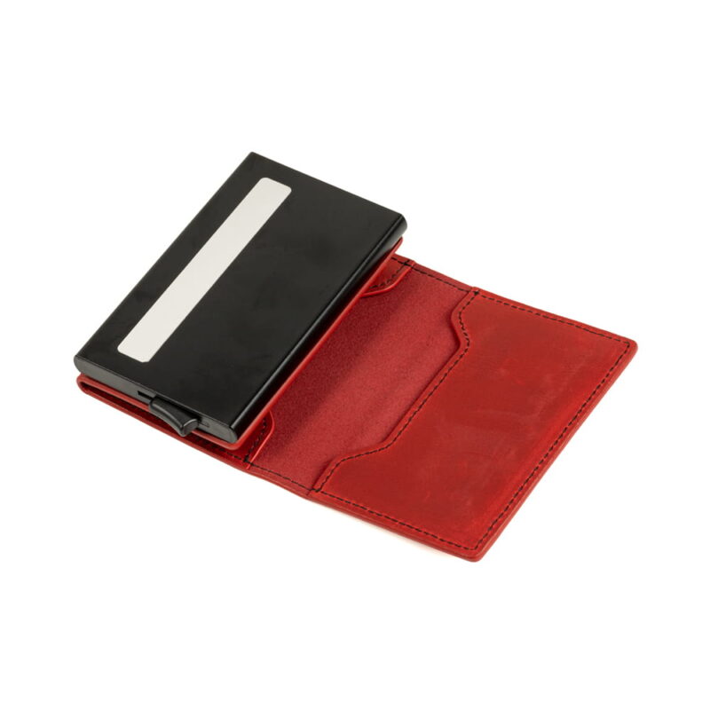 Kaarditasku KT004 Elevated Plus 2.0-red-avatuna-valgel-taustal Kaarditasku KT004 Elevated Plus 2.0 Red avatuna