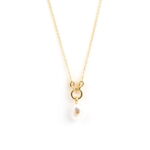 kaelakee-pärl-kuldne-valgel-taustal Kaelakee - Pärl