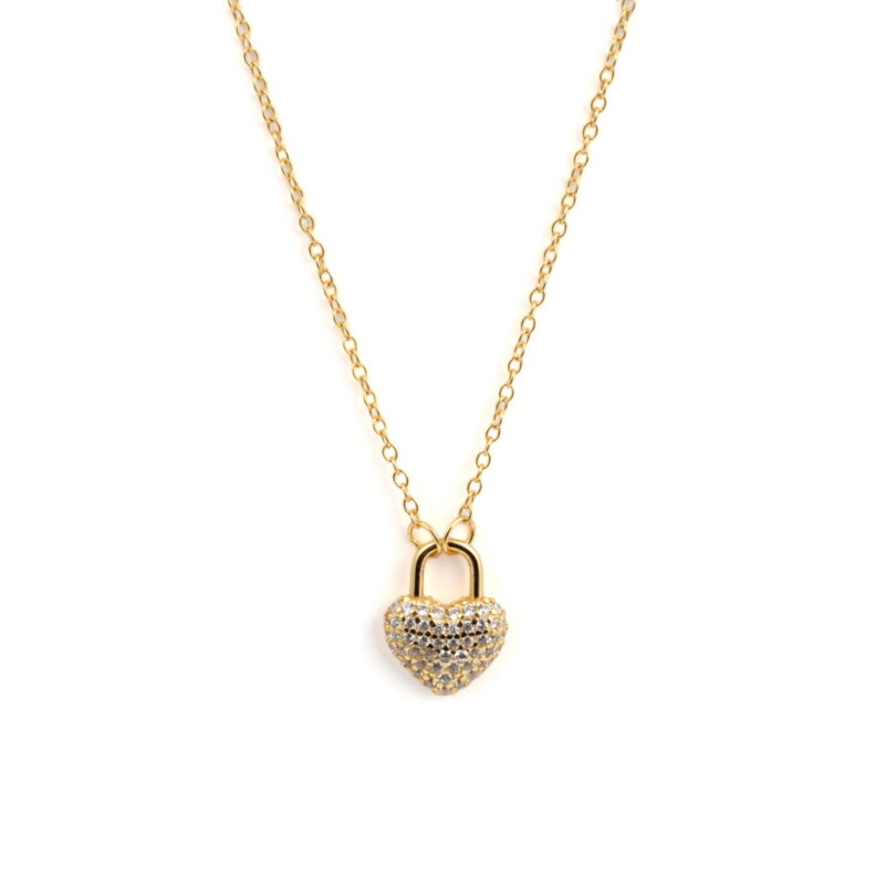 kaelakee-süda-kuldne-valgel-taustal Kuldne kaelakee südamekujulise ripatsiga