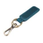 Nahast võtmehoidja VH002 Azure Blue värvi valgel taustal