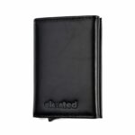 kaarditasku-elevated-premium-1.0-black-color-white-background KT008 – Täisnahast kaarditasku Elevated Premium 1.0 otsevaates-valgel-taustal - black