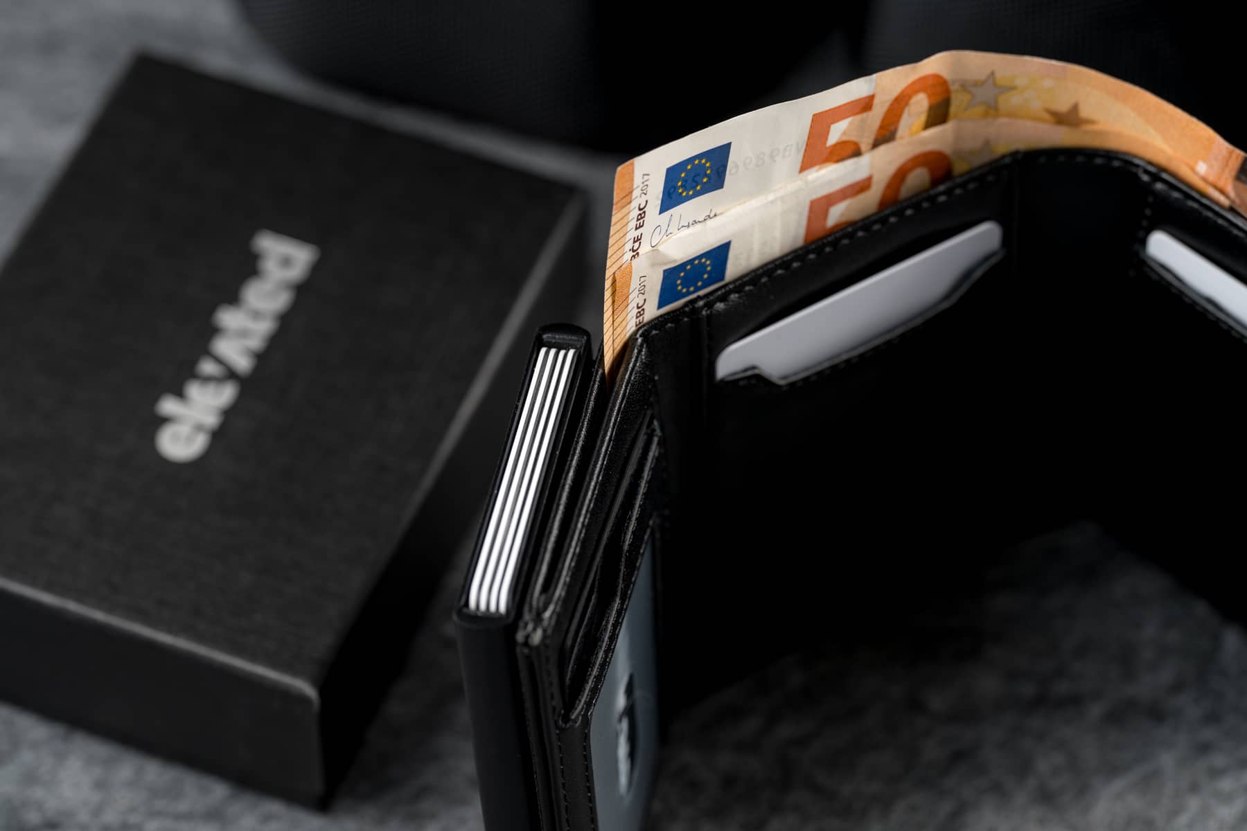 Kaarditasku Elevated Ultimate 1.0 kt009 black sularahatasku - 2x3